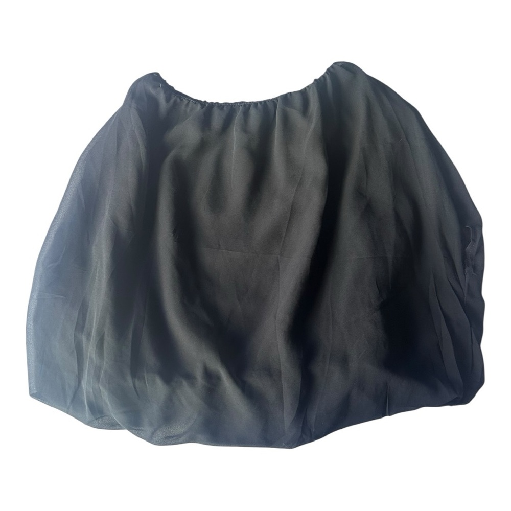 EcoWish Black Women's Camisole Top‎ cape style with cami underlay size small